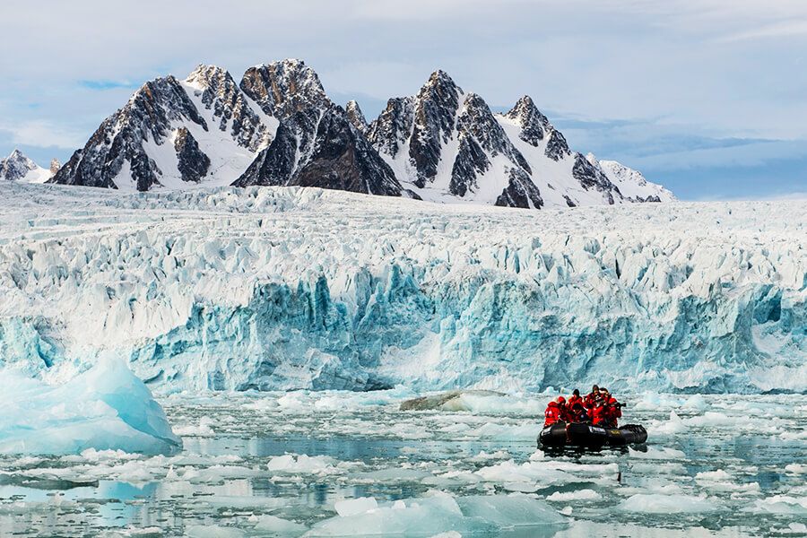 Шпицберген ледники